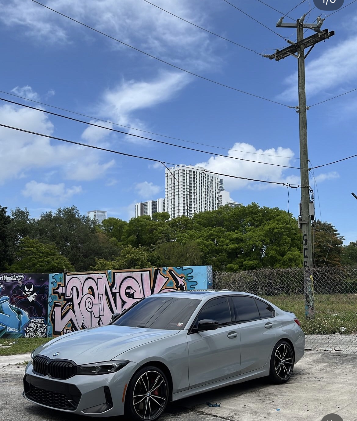 BMW after essential wash