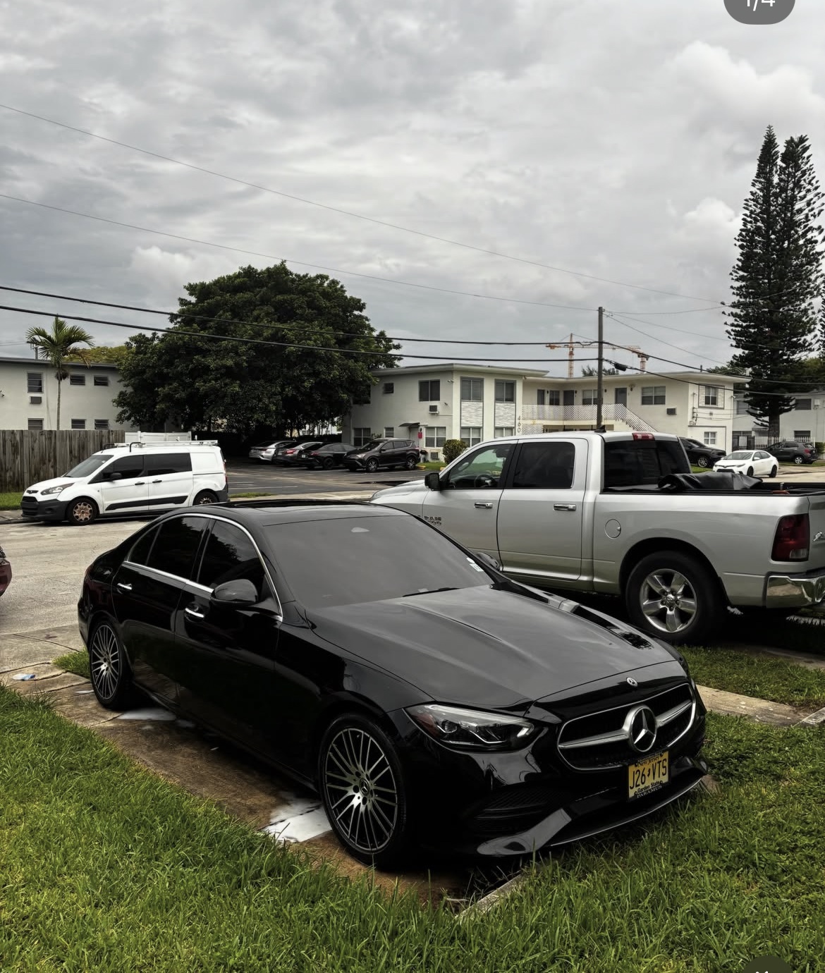 Mercedes C-Class after detailing